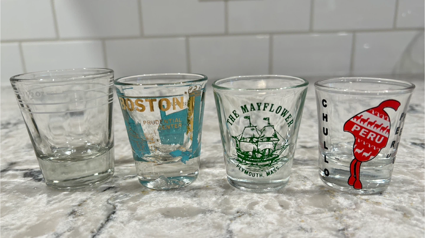 Set of 4 Shot Glasses