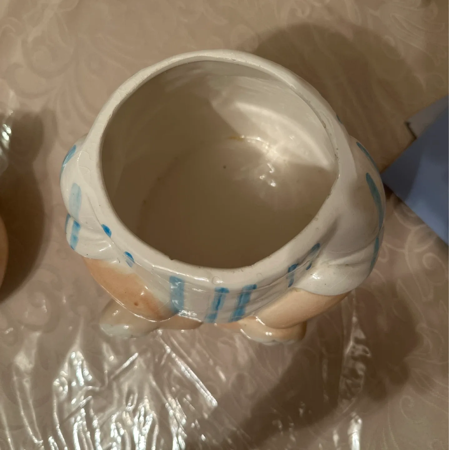 Vintage Ceramic Teddy Bear Cookie Jar image indicator(3)