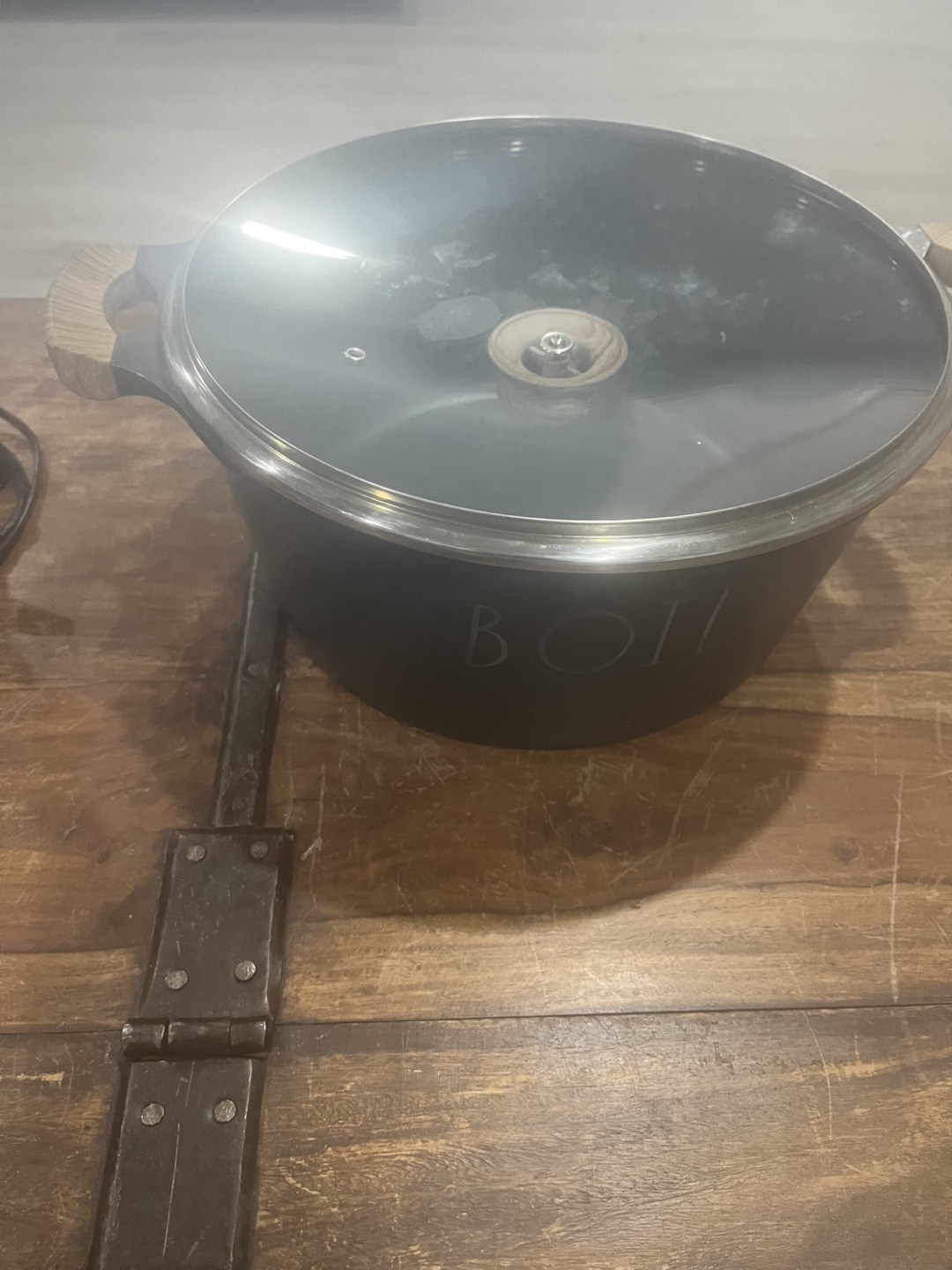 Rae Dunn 'BOIL' Dutch Oven with Lid - photo 3