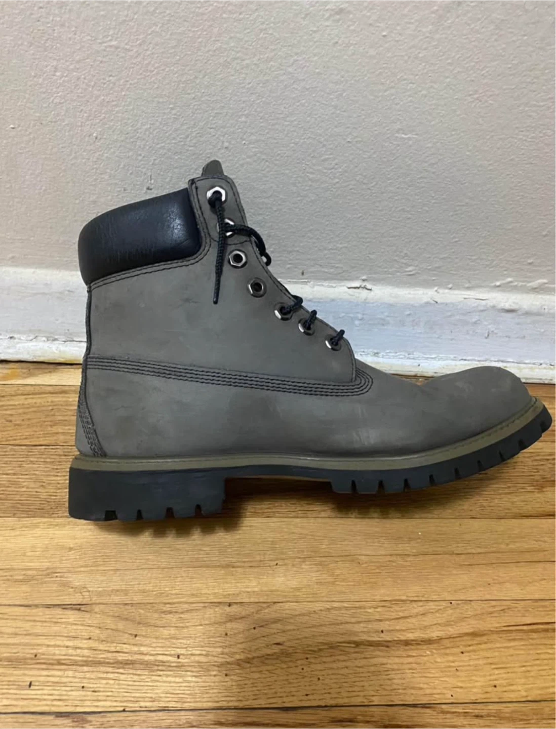 Timberland Gray Boots 9 1/2