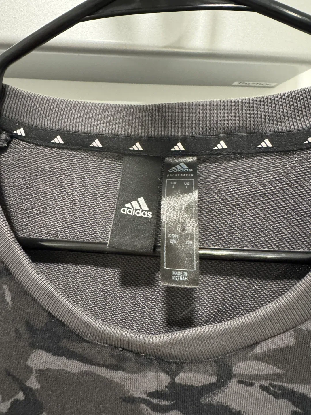 Adidas Primegreen Camo Crewneck Sweatshirt - Size L image indicator(2)