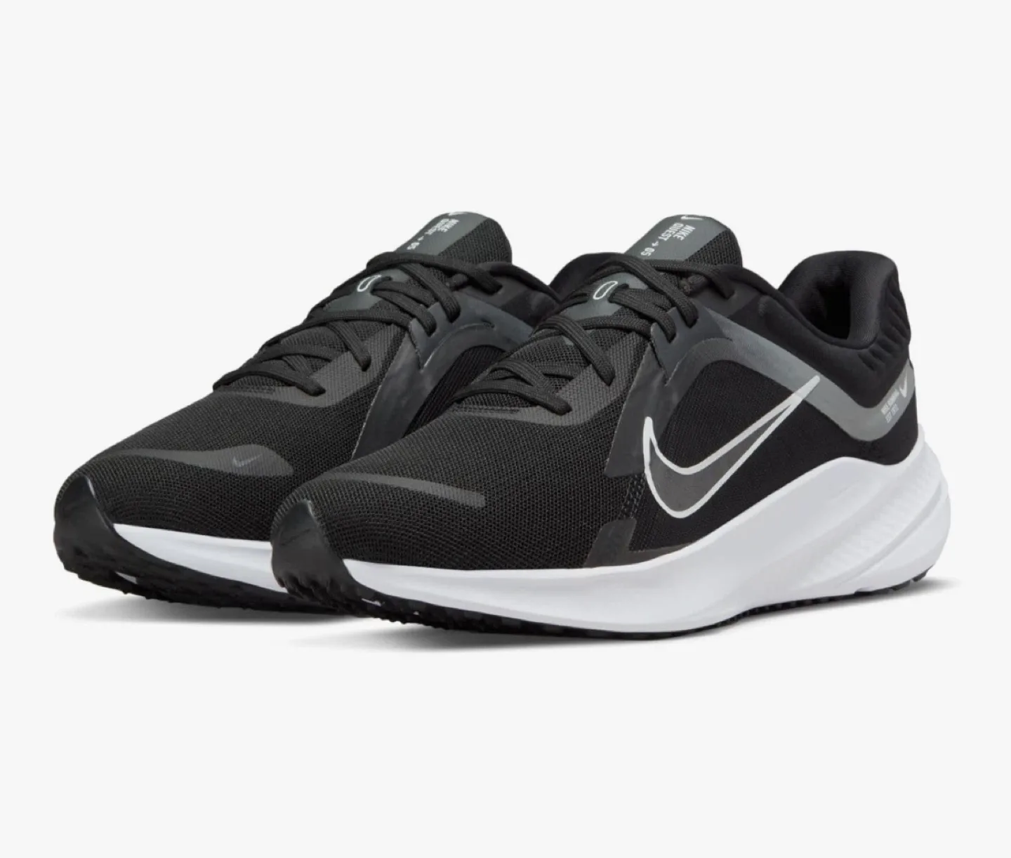 $95 NIB Size 13 Nike Downshifter 12 Black Running Shoes thumbnail