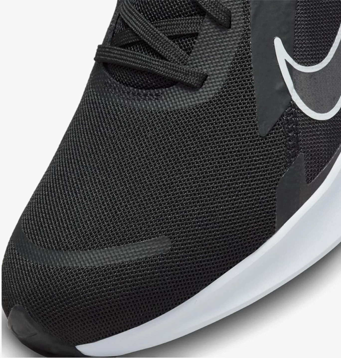 $95 NIB Size 13 Nike Downshifter 12 Black Running Shoes - photo 2