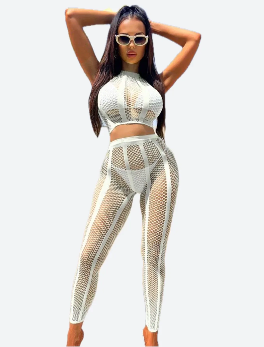 Fish net 2 piece set thumbnail