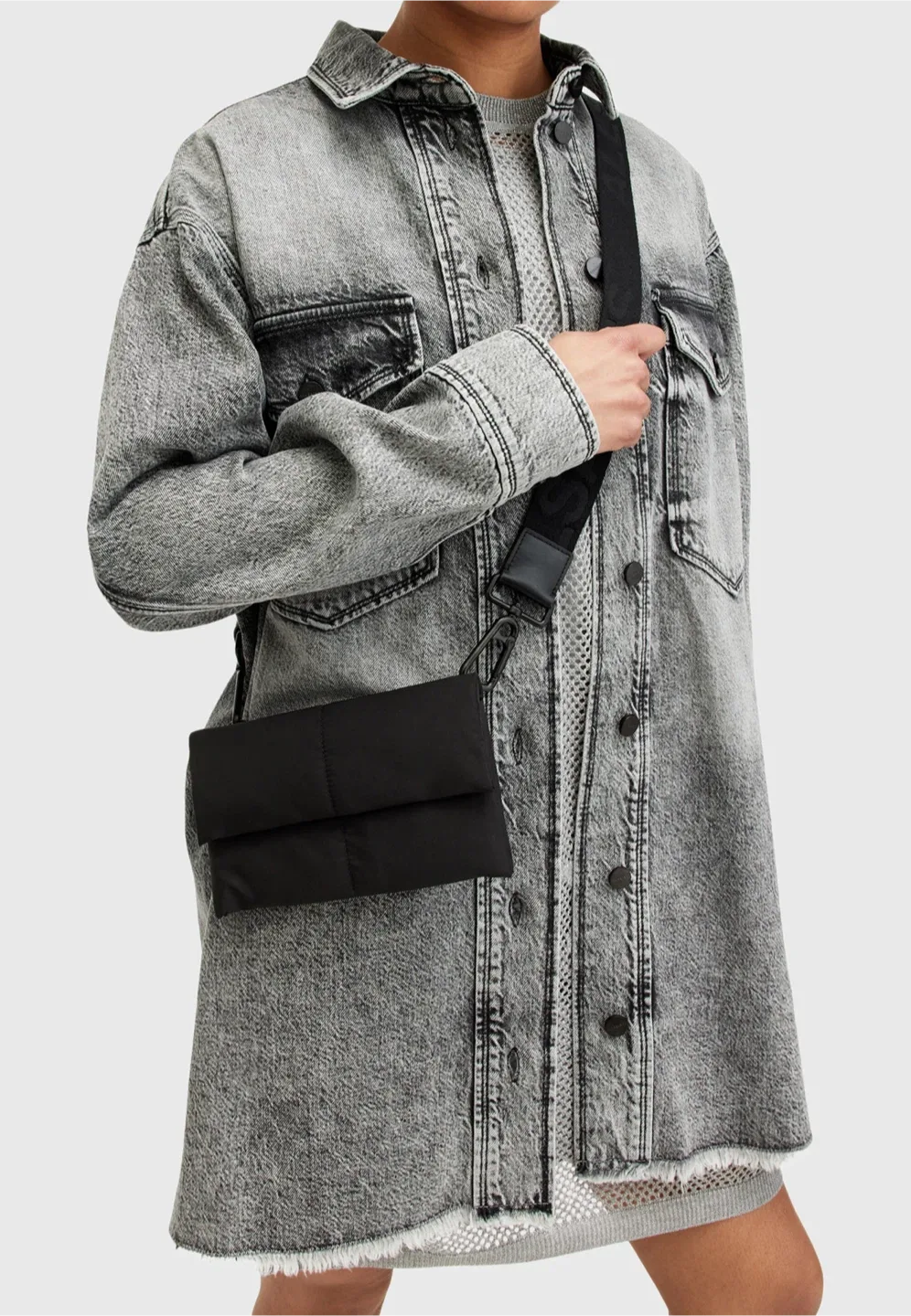 Allsaints Kita Crossbody Bag - Black thumbnail