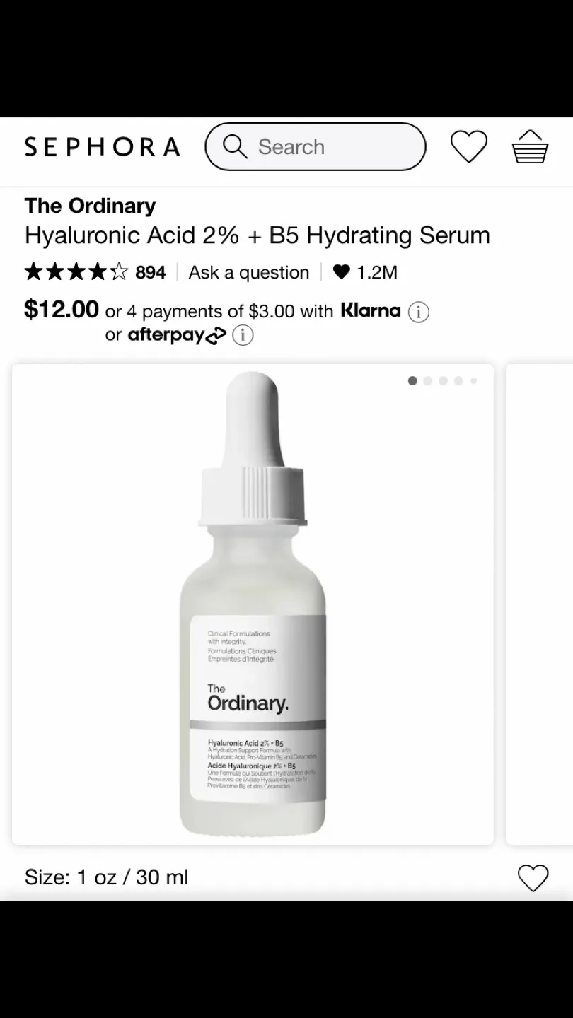 2-Pack “The Ordinary” Hyaluronic Acid with B5- Vegan image indicator(4)