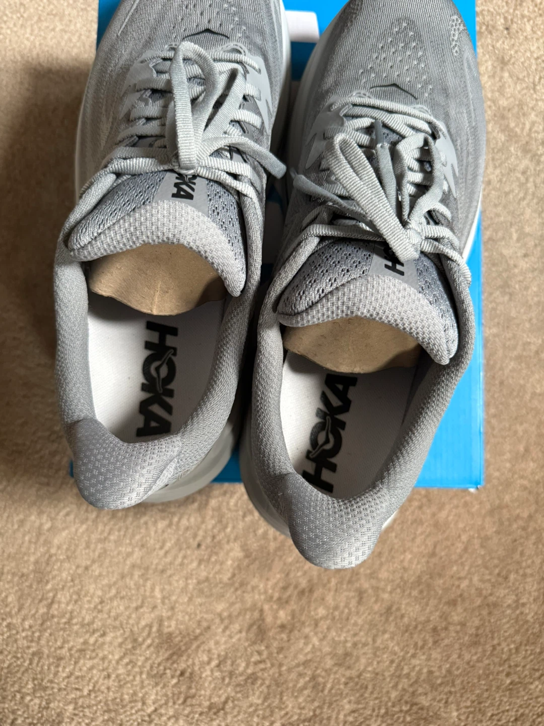 Hoka Clifton 10 Grey Running Shoes - photo 4