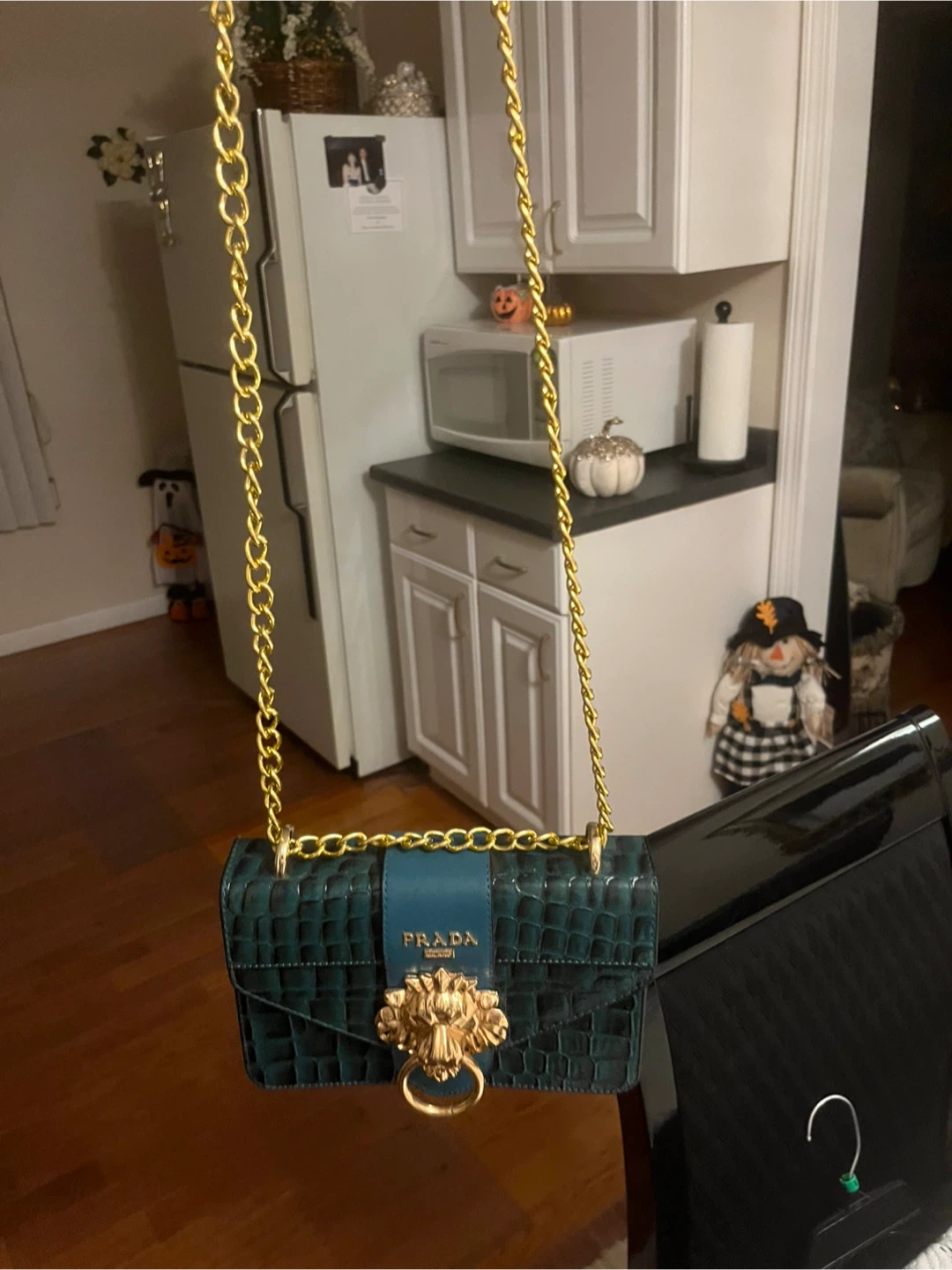 Women’s fashion Green Crocodile print Crossbody - photo 2