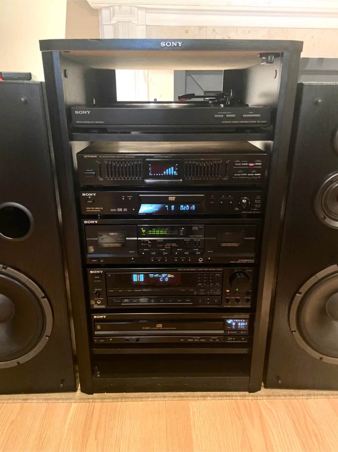 Sony Stereo System with Speakers