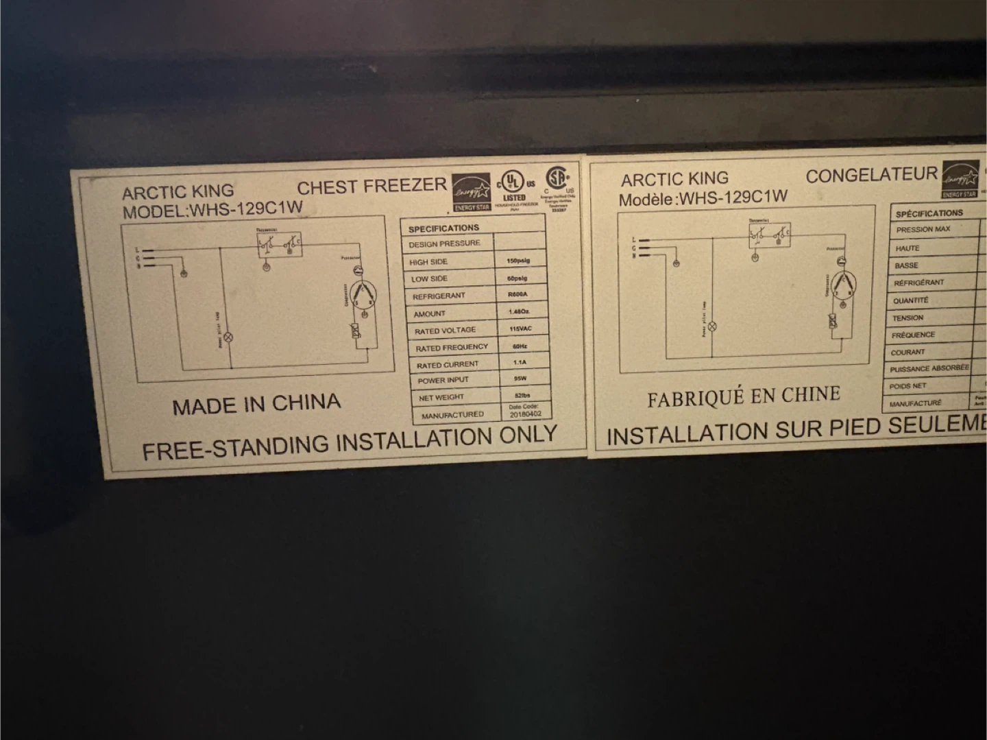 Arctic King Chest Freezer - photo 3