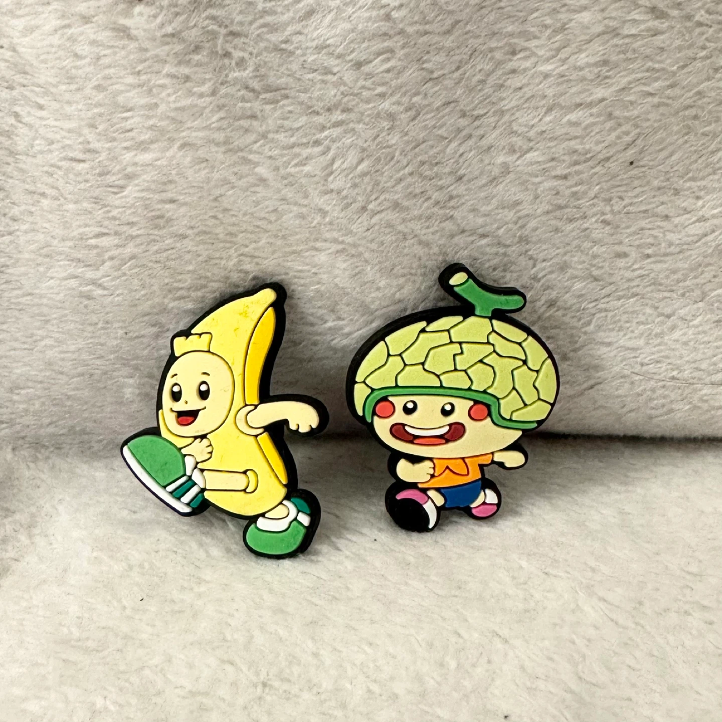 Korean Banana and melon Crocs Jibbitz Charms
