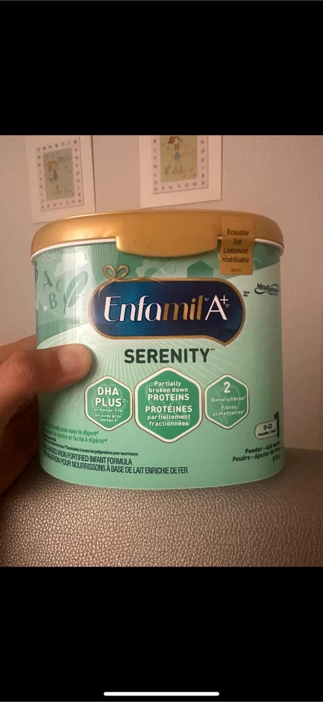 Enfamil A+ Serenity Infant Formula (0-12 Months) thumbnail