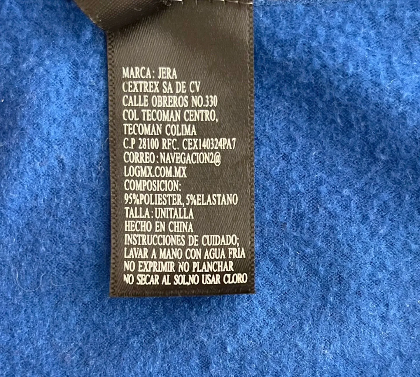 Jera Collection Blue Fleece Top-Size M image indicator(3)