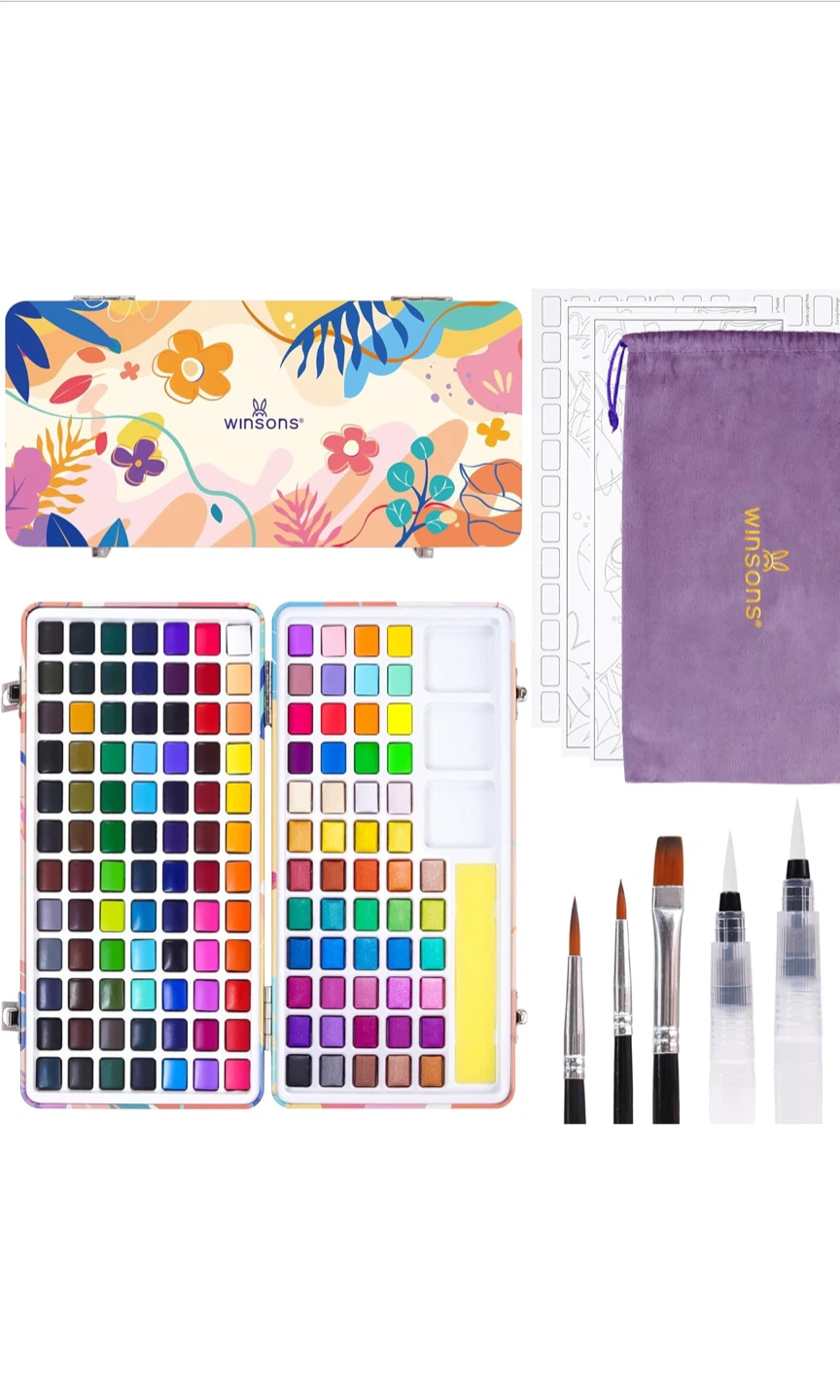 Winsons 138 Solid Watercolors Set