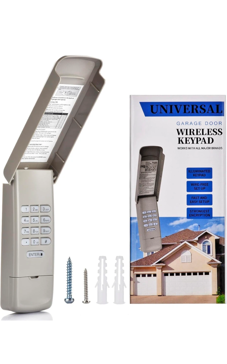 877MAX Garage Door Wireless Keypad