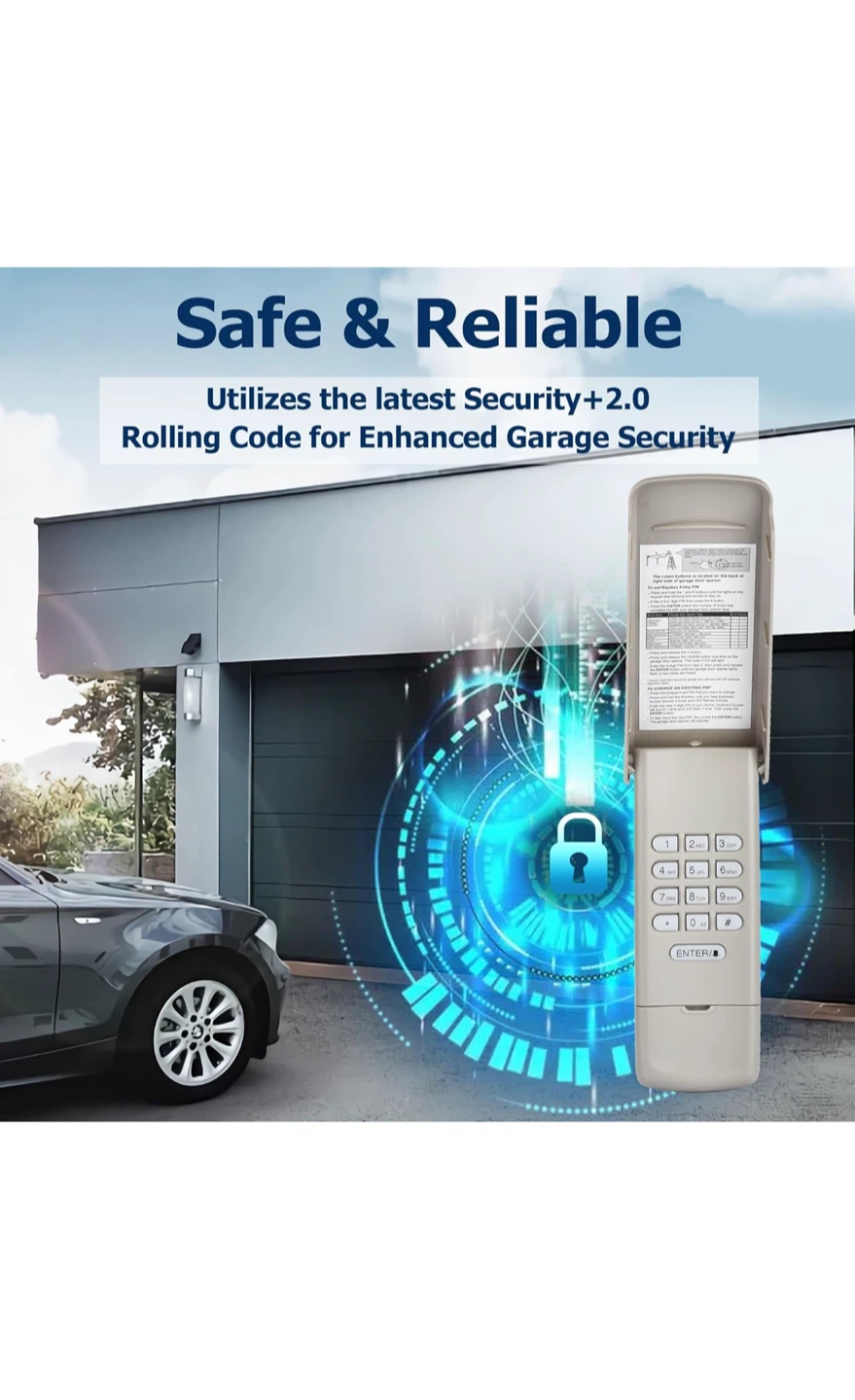 877MAX Garage Door Wireless Keypad - photo 3