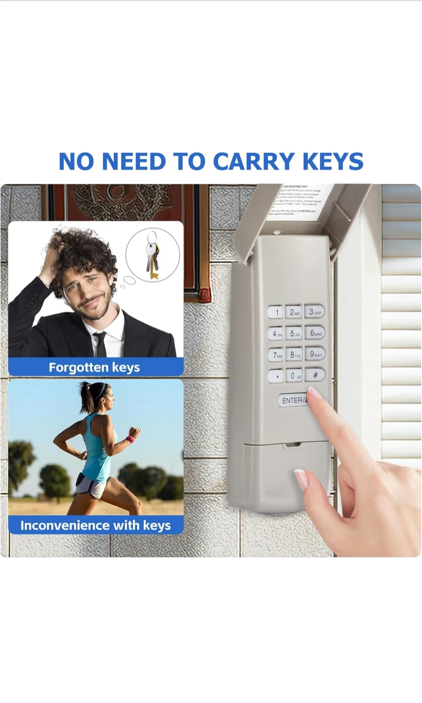 877MAX Garage Door Wireless Keypad - photo 5