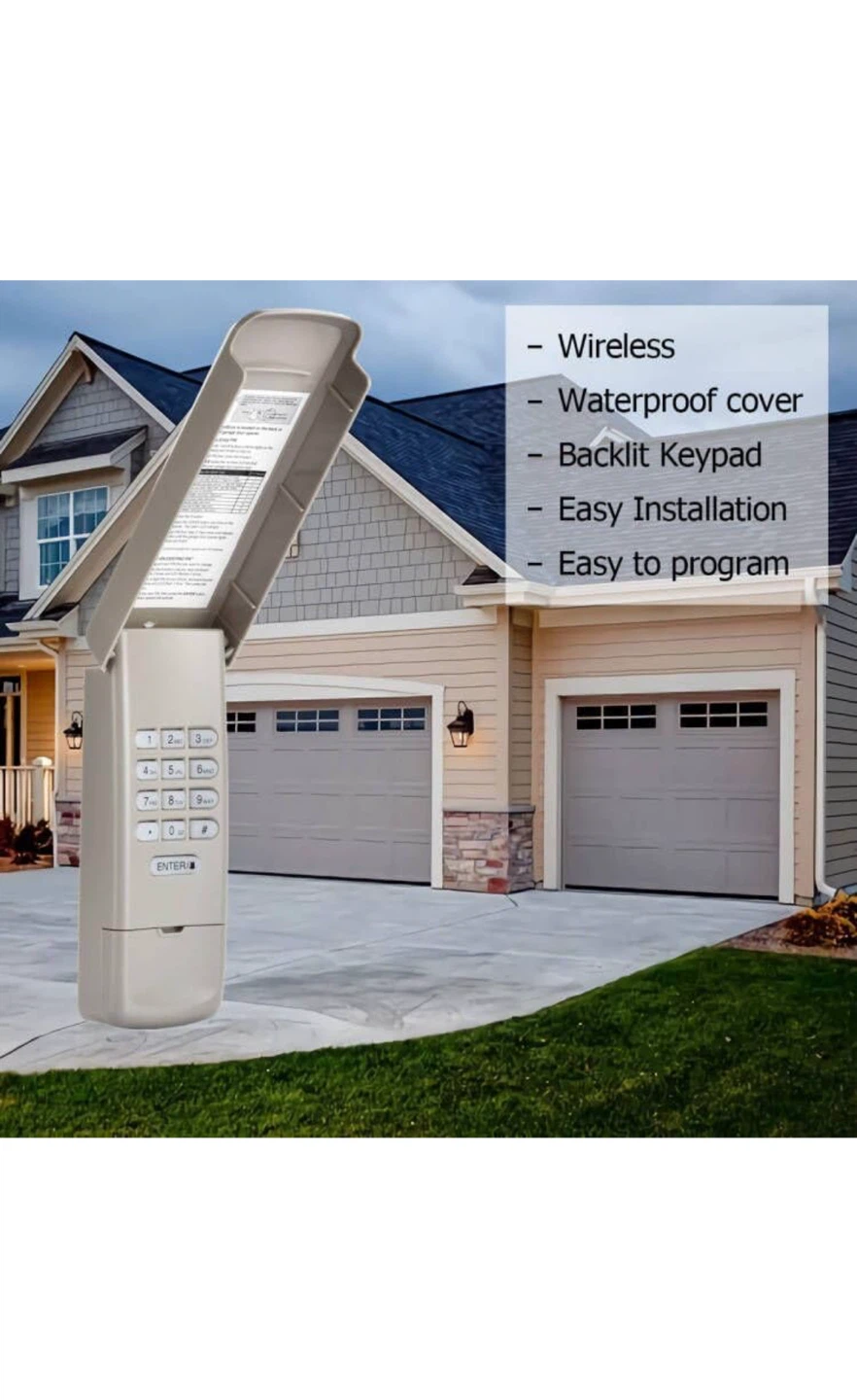 877MAX Garage Door Wireless Keypad - photo 4