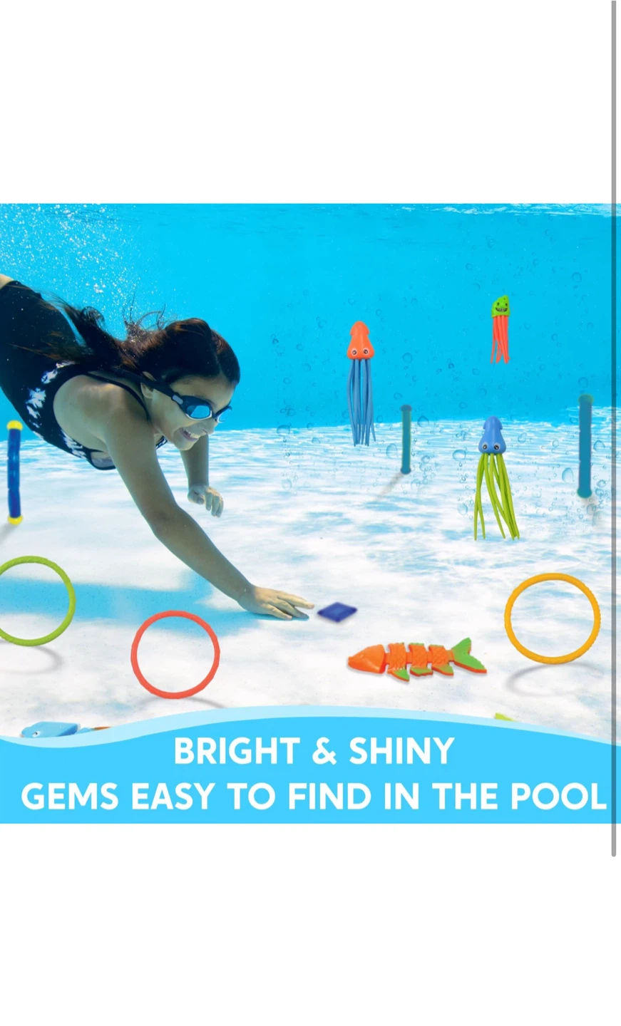 JOYIN 31 Pcs Pool Diving Toys Set - photo 3