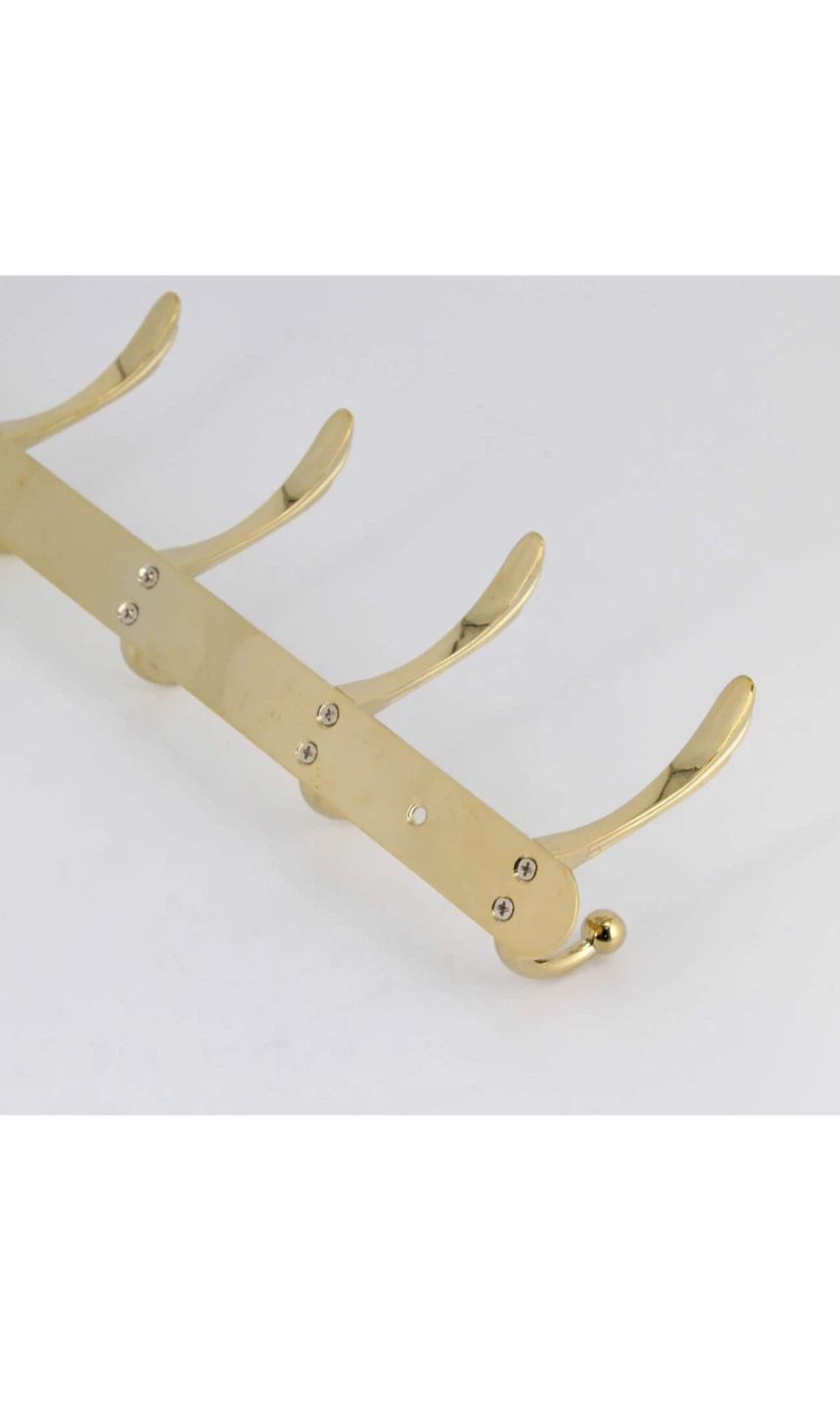 Gold Wall Mounted Coat Rack - photo 5