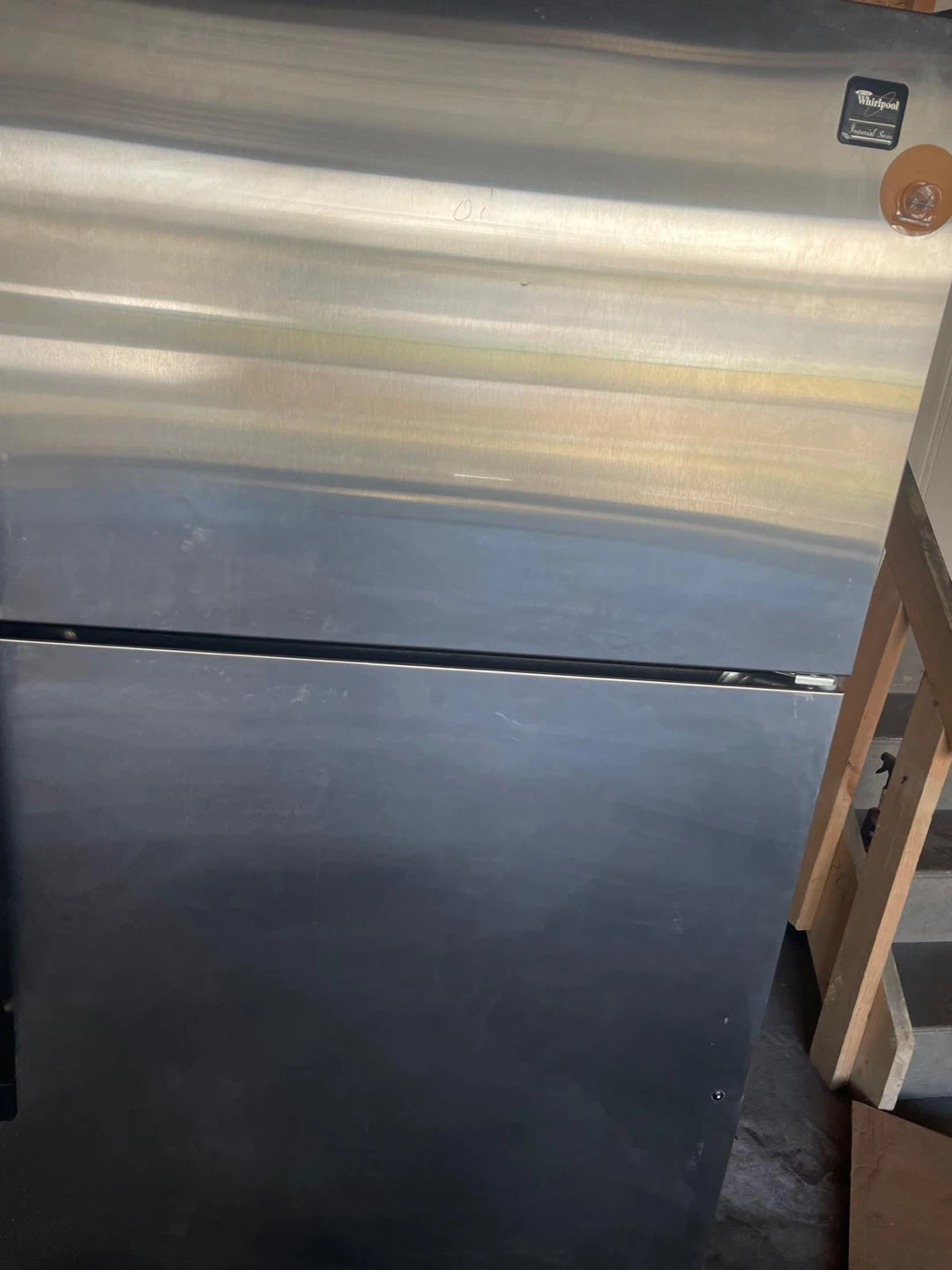 Whirlpool Stainless Steel Top Freezer Refrigerator