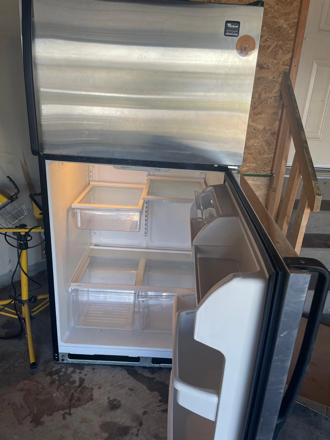 Whirlpool Stainless Steel Top Freezer Refrigerator - photo 4