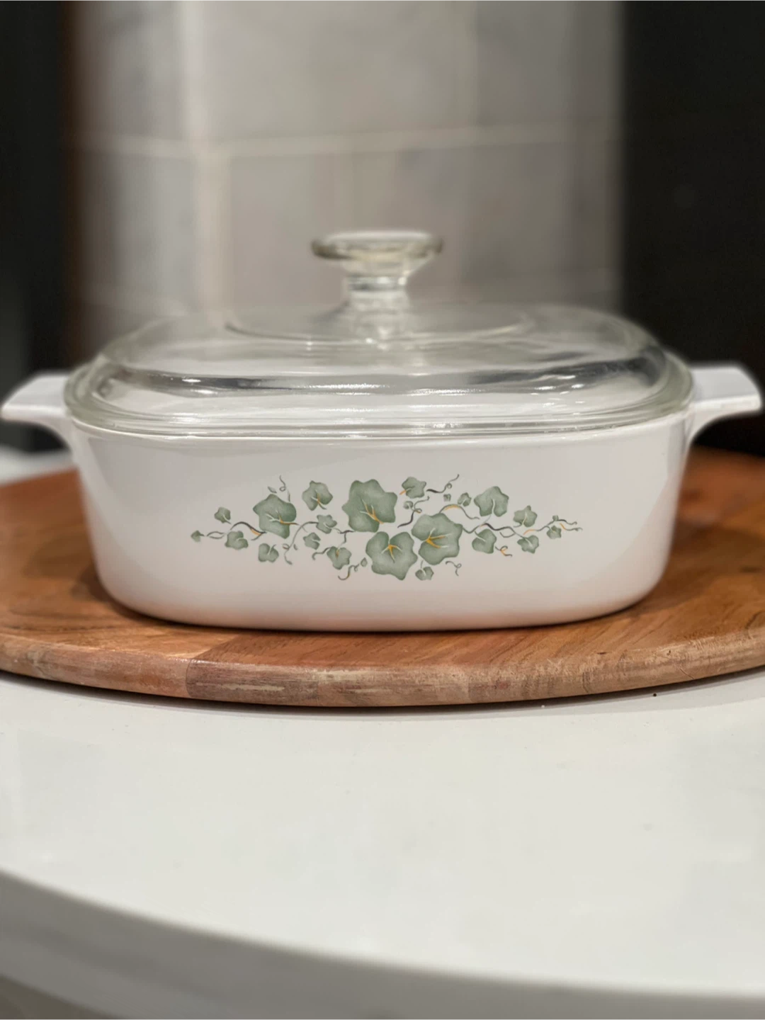 Corning Ware Callaway Green Ivy   A-2-B 2 Liter Casserole w/ Lid