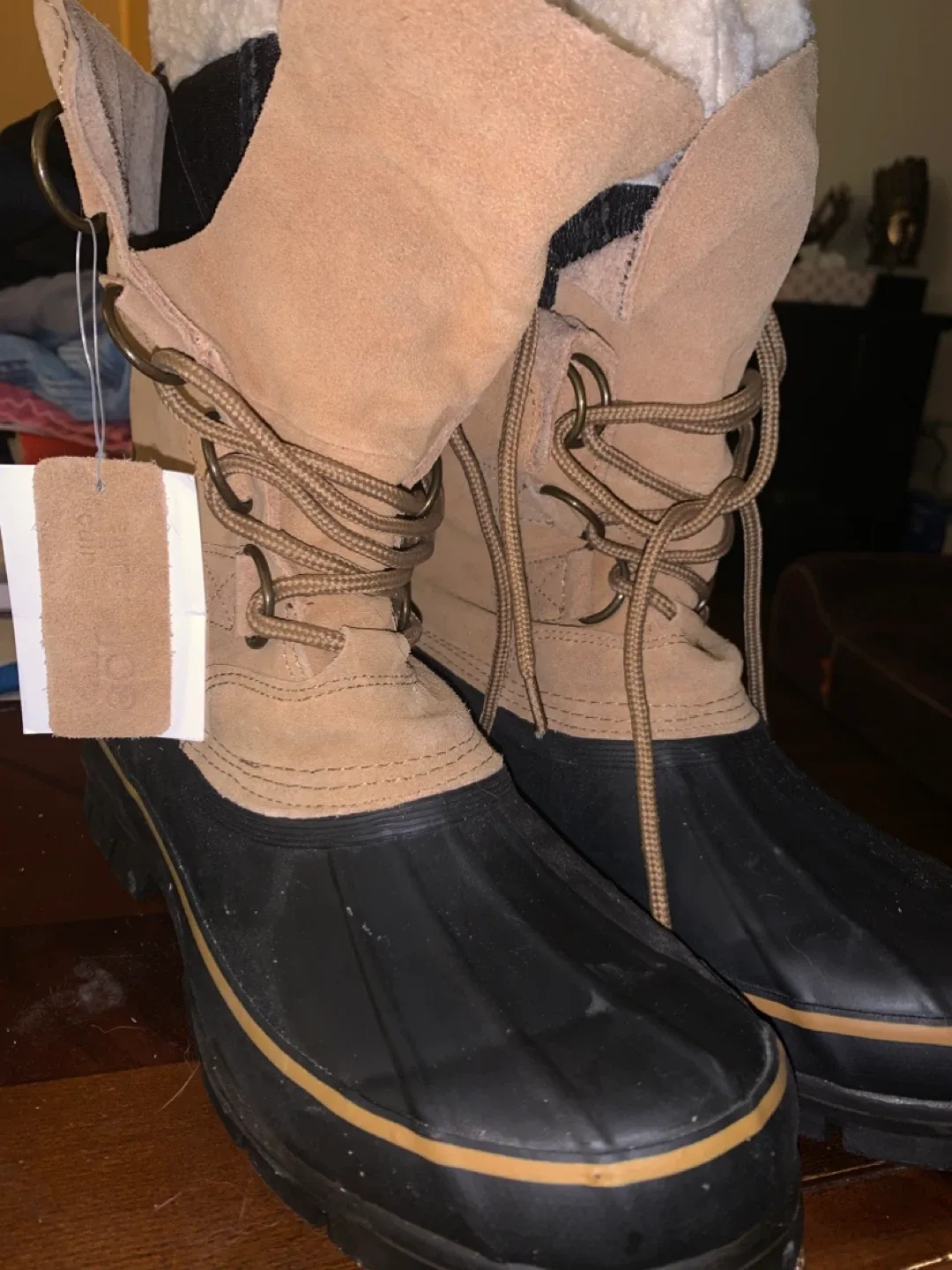Joe Fresh  Men’s Winter Duck Boots – Size 9 thumbnail