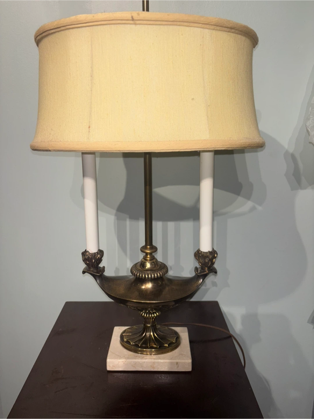 Vintage-Style Brass Table Lamp