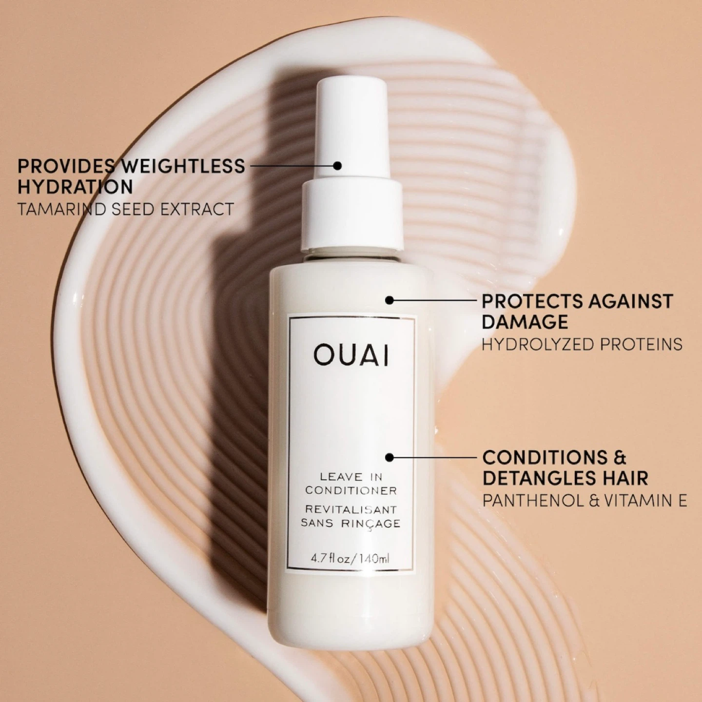 OUAI Detangling & Frizz Fighting Leave In Conditioner - photo 5