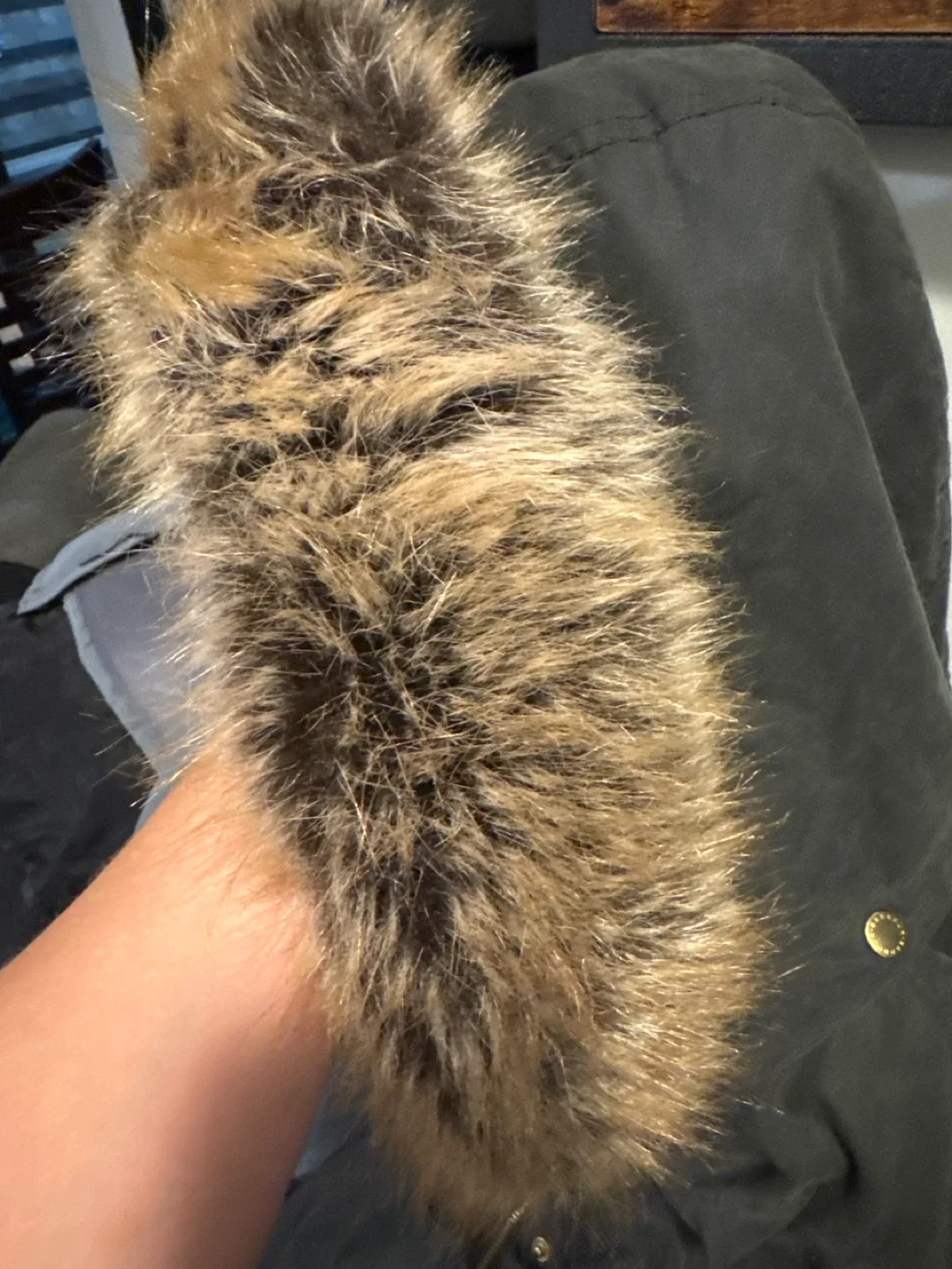 Barbour Dress Tartan Wax Jacket, Size 18 image indicator(4)