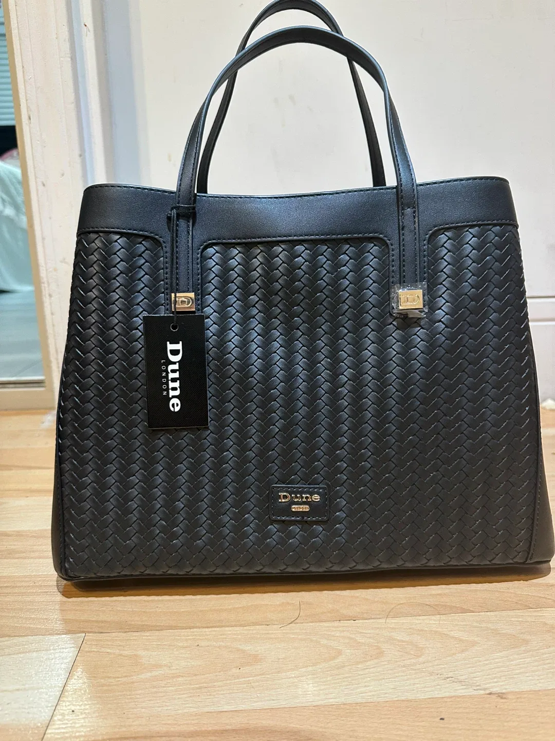 Dune London Black Tote Bag image indicator(2)