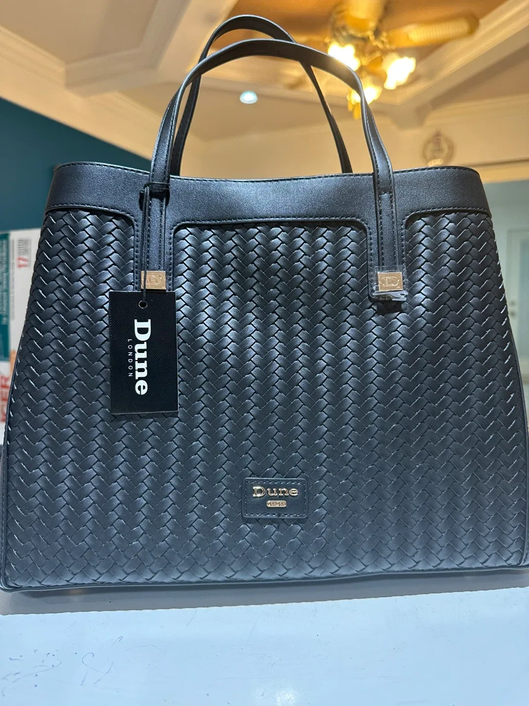 Dune London Black Tote Bag thumbnail