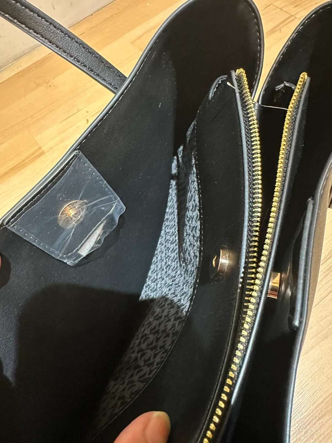 Dune London Black Tote Bag image indicator(7)