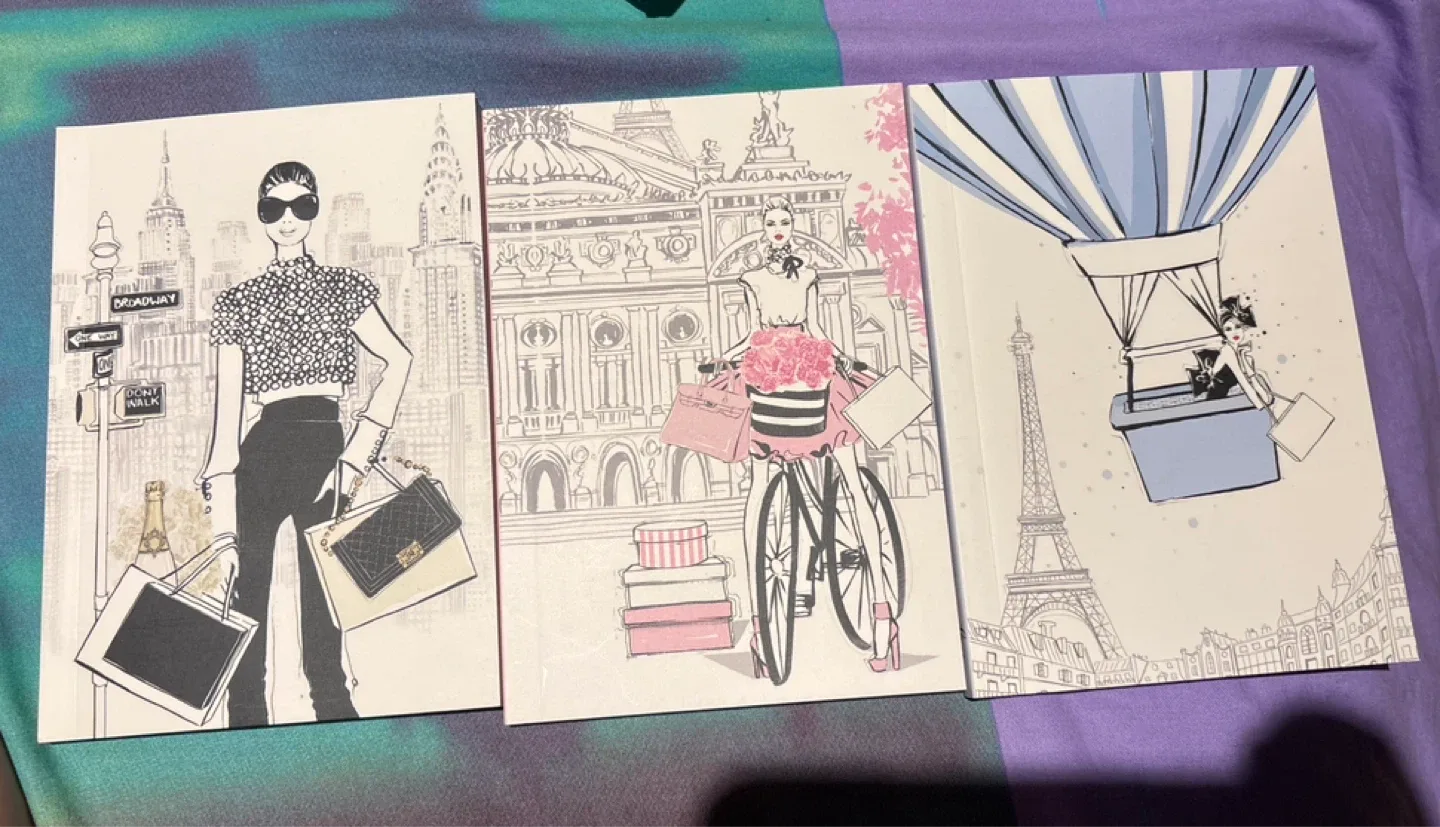 Megan Hess Set of Three Notebooks image indicator(3)