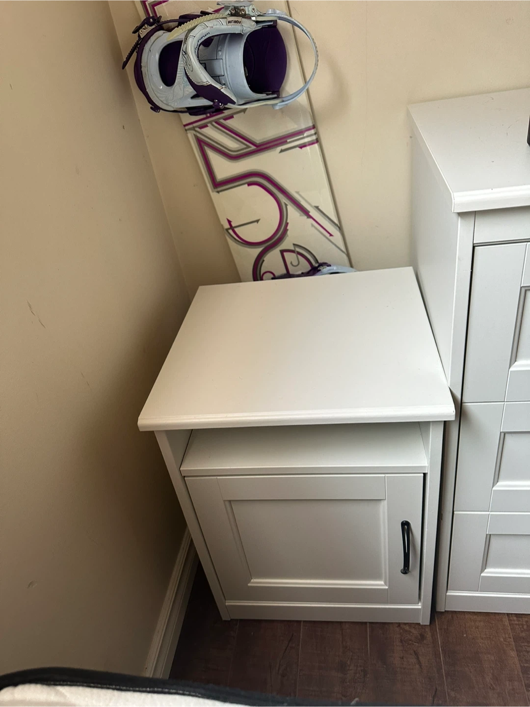 TWO IKEA White Nightstand - photo 4