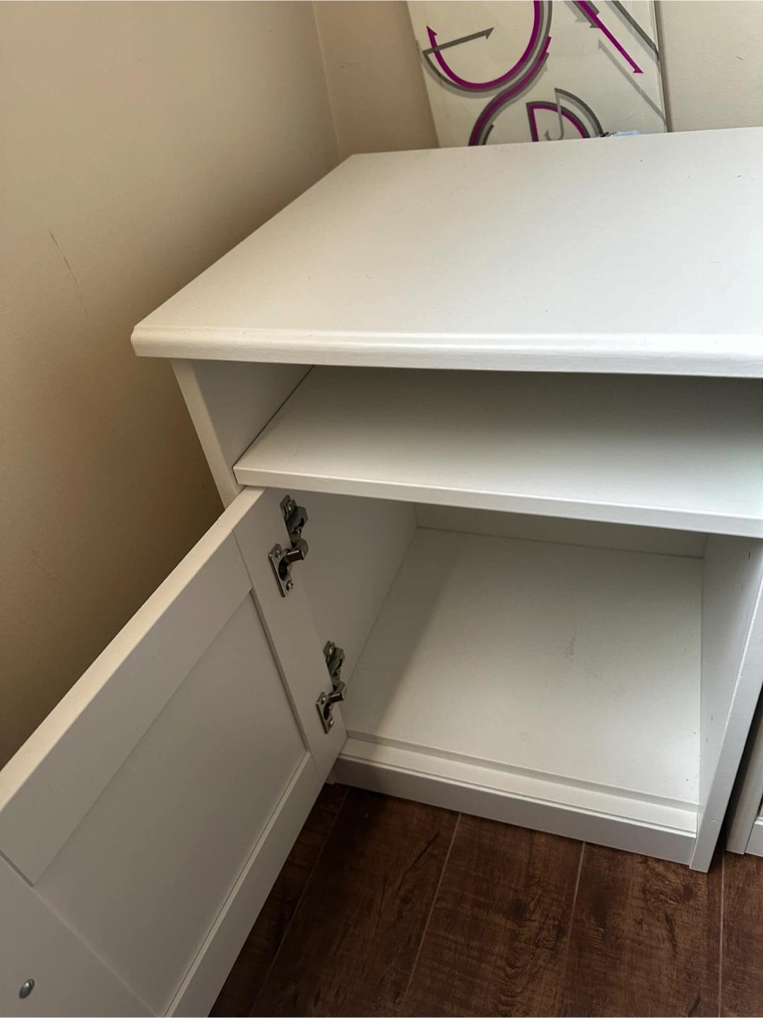 TWO IKEA White Nightstand - photo 3