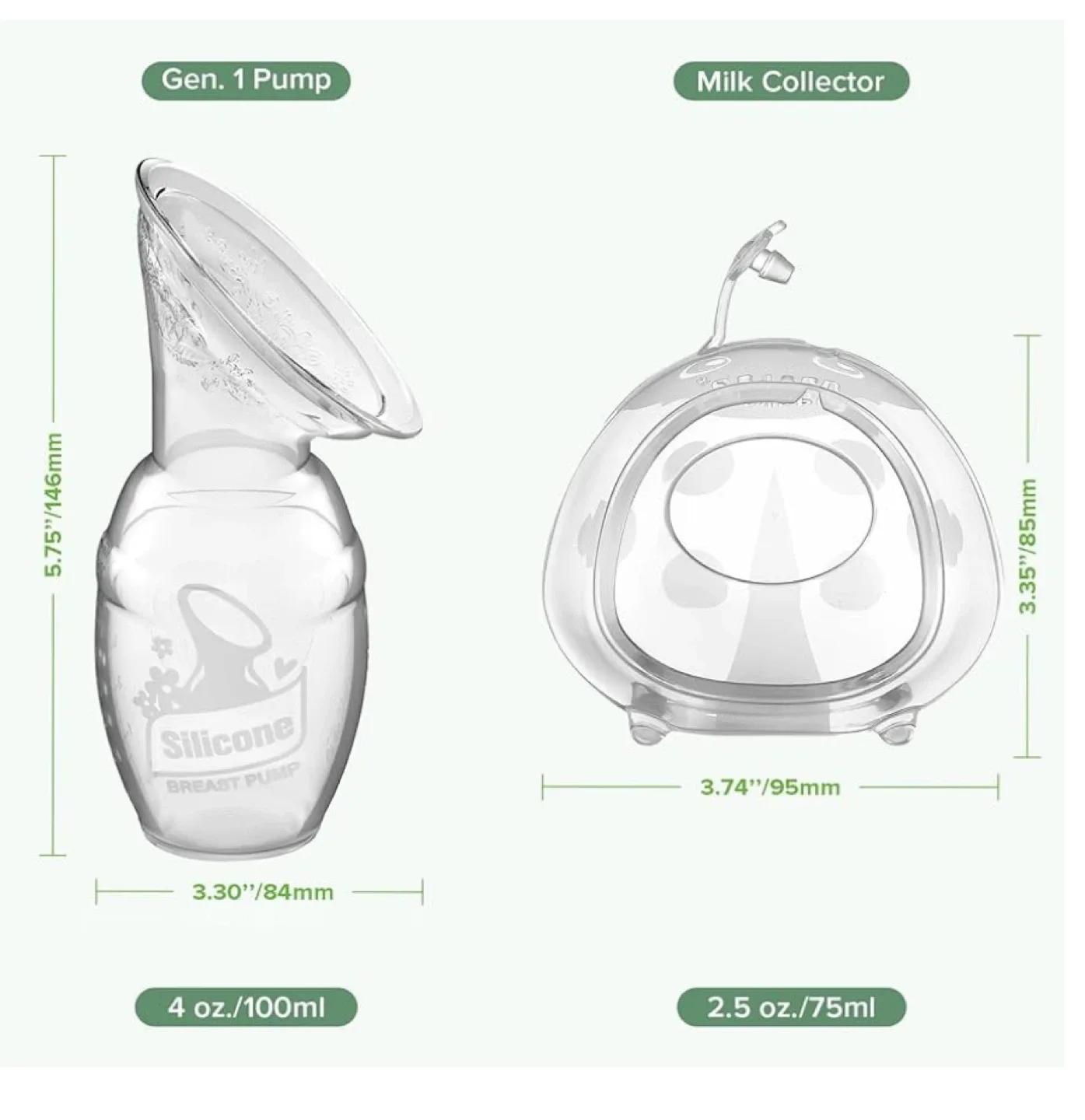 Haakaa Silicone Breast Pump & Milk Collector Set image indicator(3)