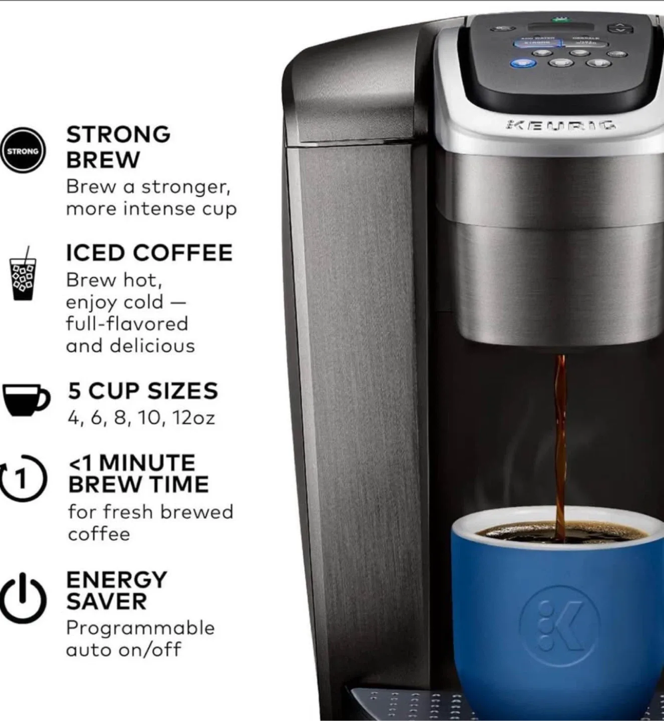 Keurig K-Elite Single Serve Coffee Maker image indicator(8)