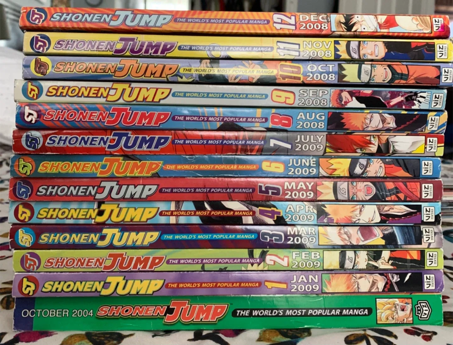 Shonen Jump Magazine Lot – 13 Issues (2004 & 2008–2009) thumbnail