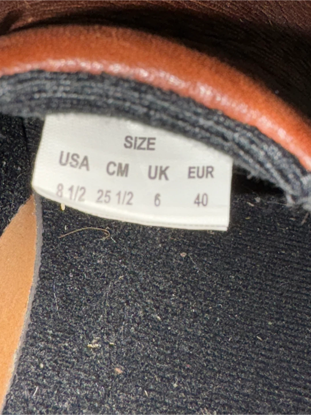 Brown Leather Ropers Shoes - Size 8.5 - photo 3