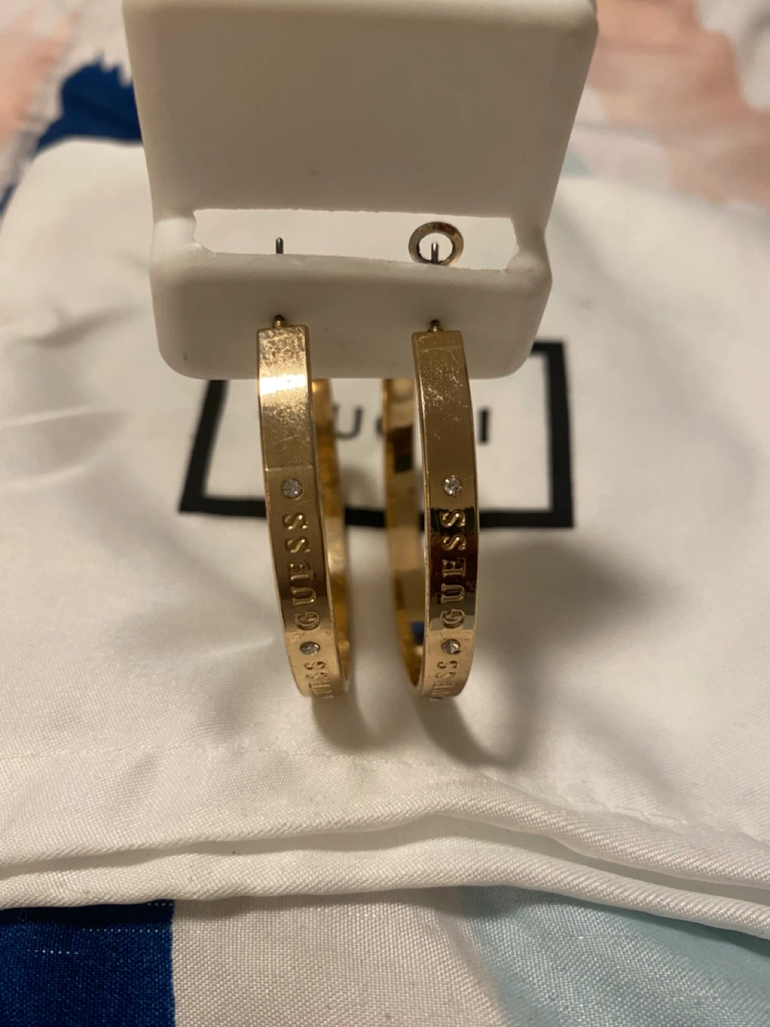 Guess Gold Hoop Earrings - photo 2