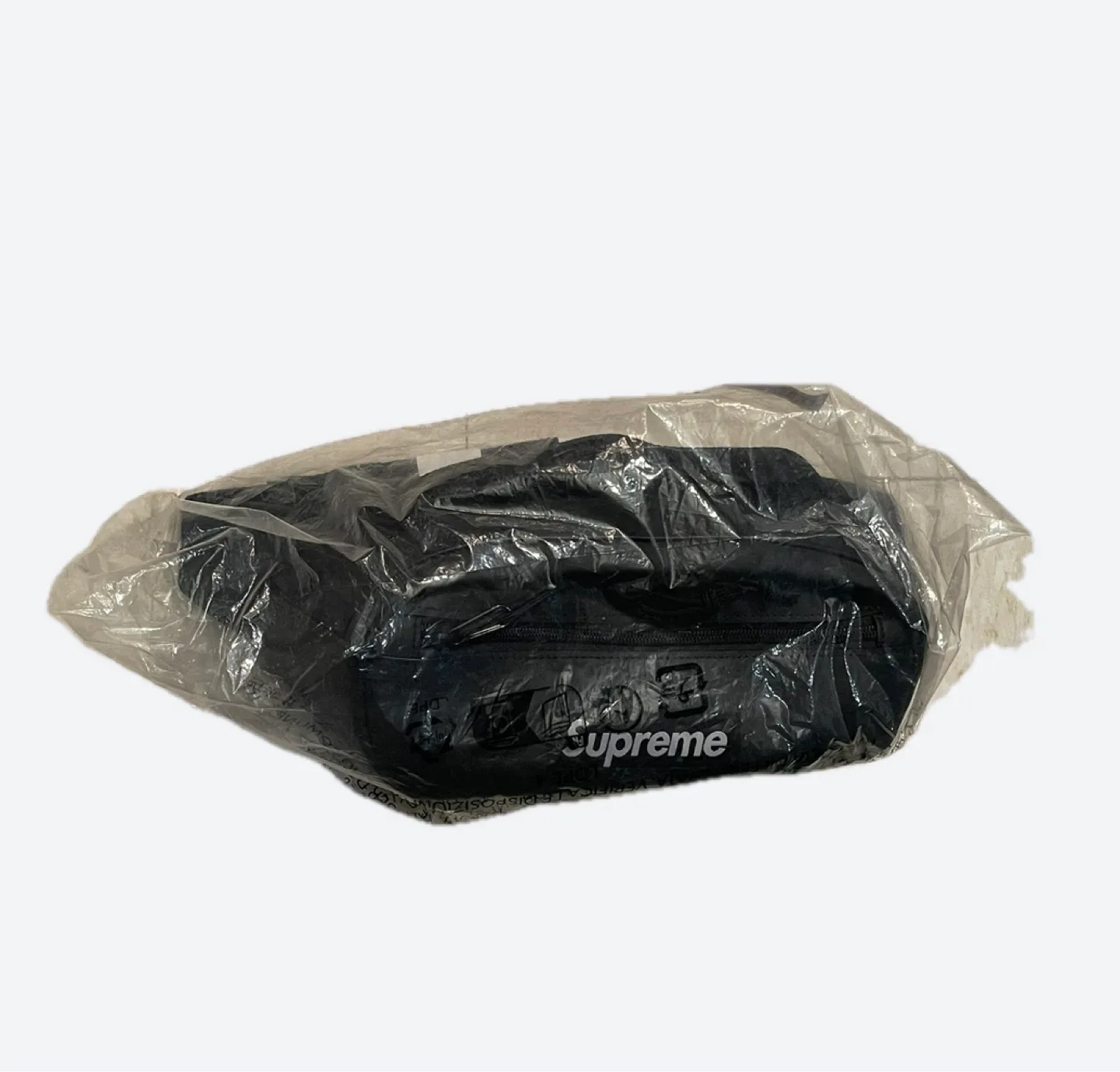 Supreme Black Waist Bag - New! thumbnail