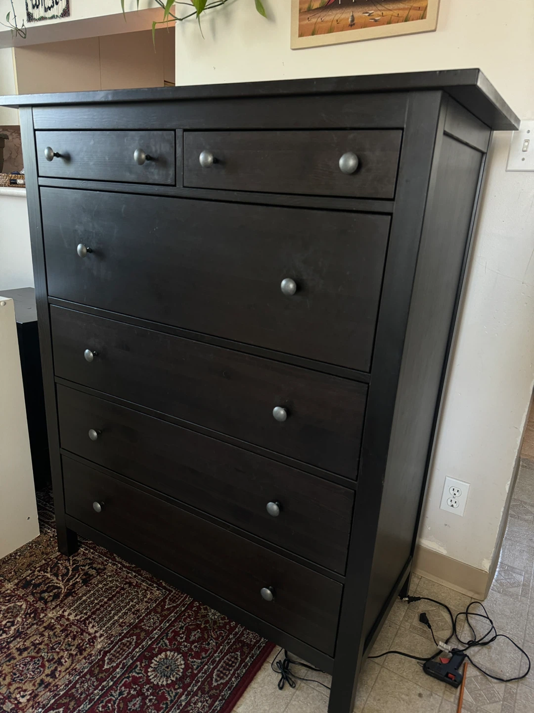 IKEA Hemnes 6-Drawer Dresser - Dark Brown - photo 2