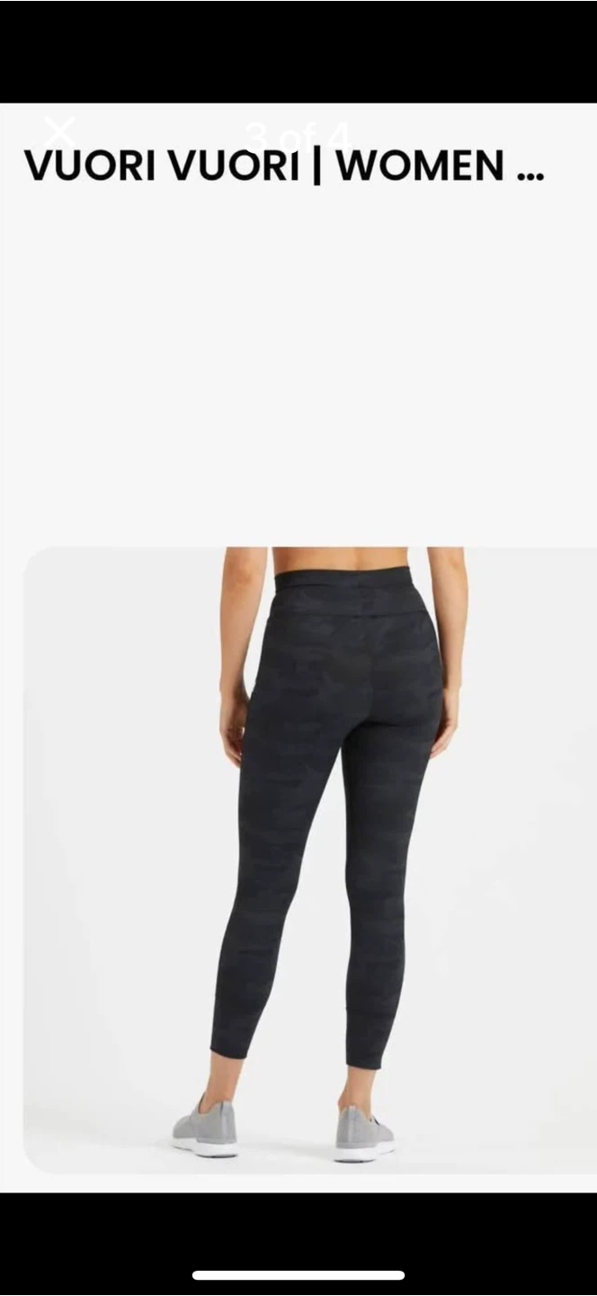 Vuori Women's Performance Jogger Black Camo Sz M - photo 2