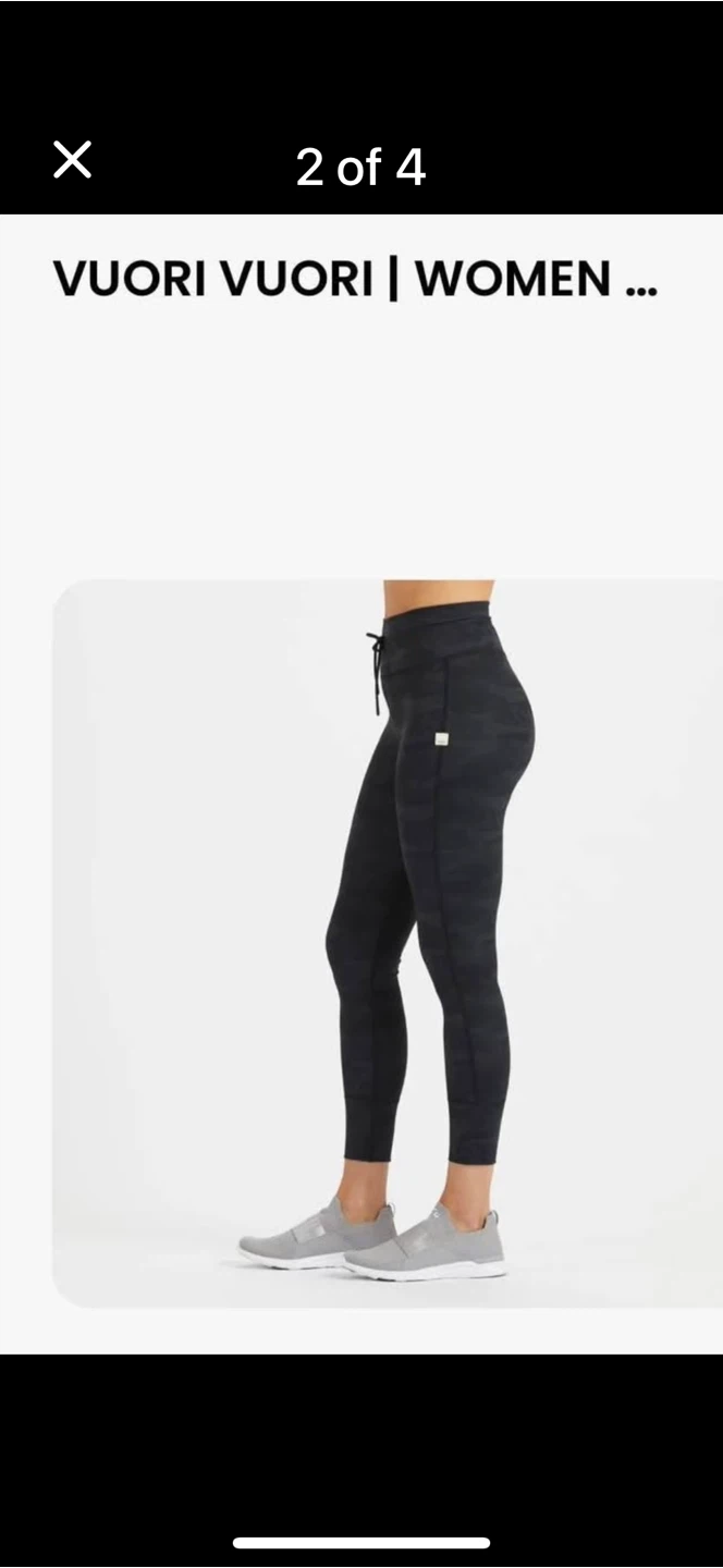 Vuori Women's Performance Jogger Black Camo Sz M - photo 3
