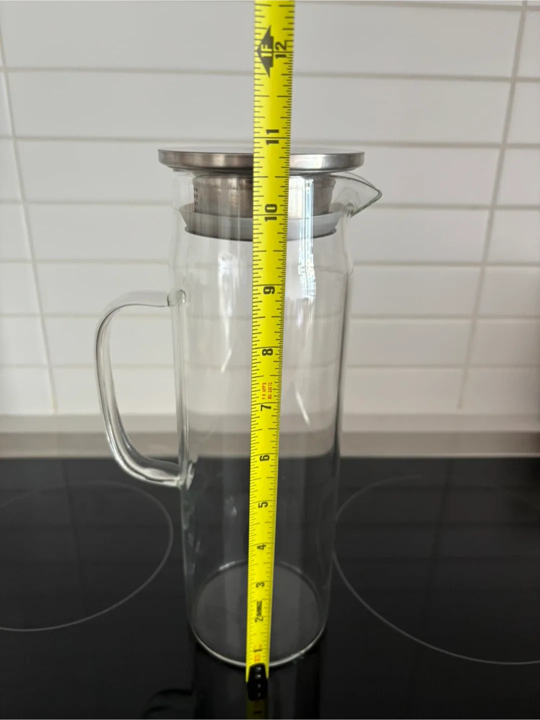 1.5L Glass Pitcher for Water, Tea, Juice - LIKE NEW image indicator(4)