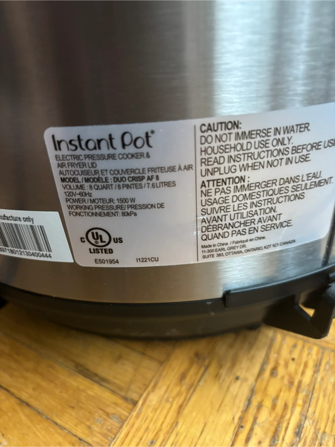 Instant Pot Duo Crisp + Air Fryer 8 Quart - photo 4