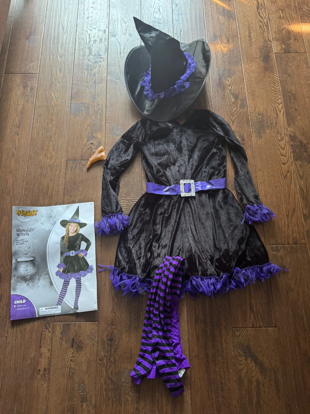 Spirit Shreddy Witch Costume - Child Medium (8-10) - photo 2