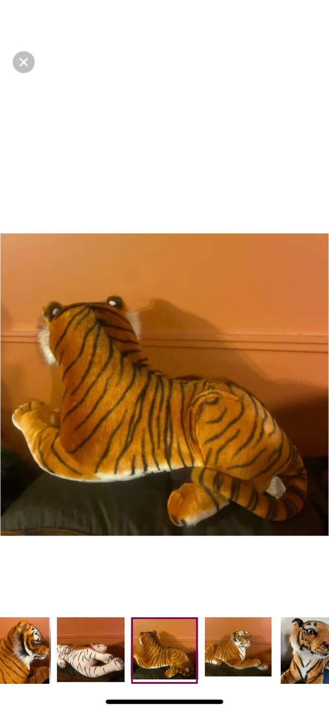 Large Stuffed Tiger image indicator(4)